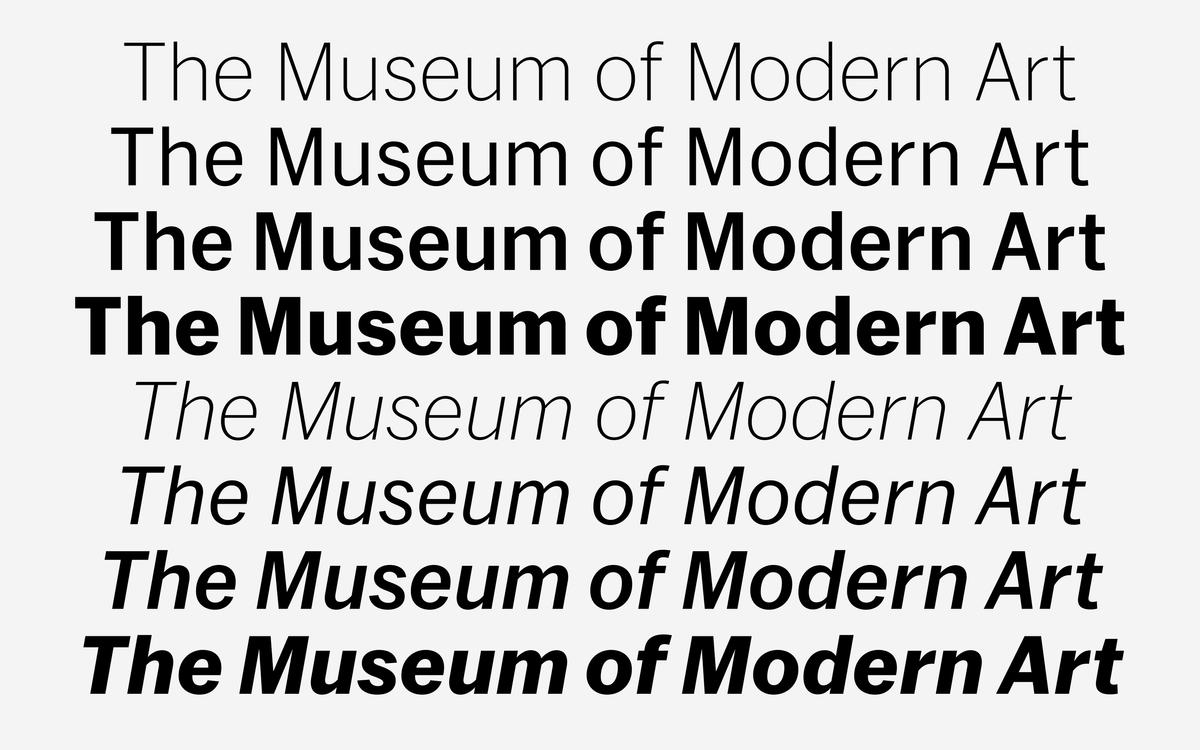 moma logo font