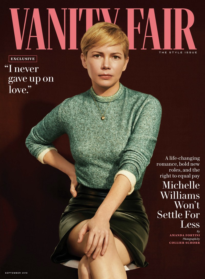 September 2018 cover of Vanity Fair featuring Michelle Williams